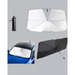 Mey İthalat® Şemsiye Tasarımlı Katlanabilir Araç Güneşliği – Geniş Uyumlu, UV Koruma