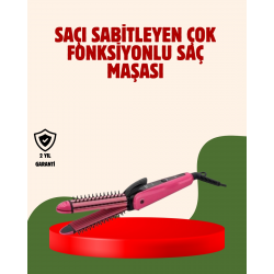 Mey İthalat® Seramik Kaplama Saç Şekillendirici | Dalga ve Düzleştirme