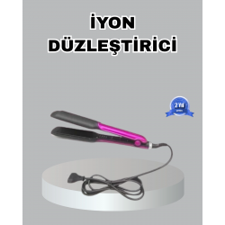 Mey İthalat® Seramik Plakalı Saç Düzleştirici – Plaka Kilitli ve Elektriklenme Önleyici