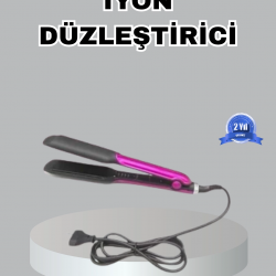Mey İthalat® Seramik Plakalı Saç Düzleştirici – Plaka Kilitli ve Elektriklenme Önleyici