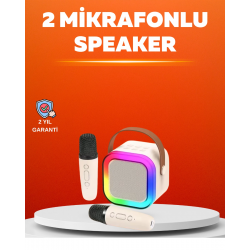 Mey İthalat® Ses Efektli Mikrofonlu Kablosuz Karaoke Sistemi