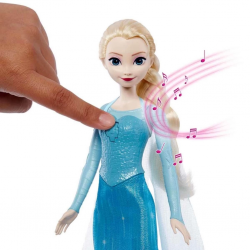 Mey İthalat® Sesli Disney Karlar Ülkesi Şarkı Söyleyen Elsa Bebek 30 cm
