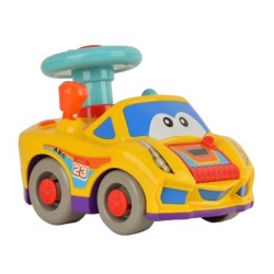 Mey İthalat®  Sesli Müzikli ve Işıklı Çok Fonksiyonlu Eğlenceli Arabam