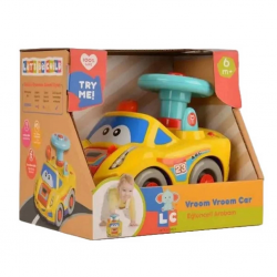 Mey İthalat®  Sesli Müzikli ve Işıklı Çok Fonksiyonlu Eğlenceli Arabam