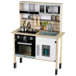 Mey İthalat® Sesli ve Işıklı Aksesuarlı Ahşap Mutfak Seti