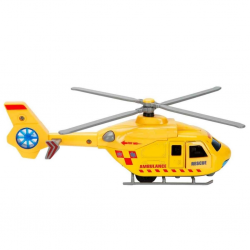 Mey İthalat® Sesli ve Işıklı Çek Bırak Die Cast Helikopter