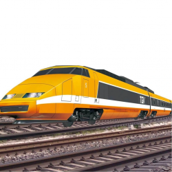 Mey İthalat®  Sesli ve Işıklı Tren Seti 33 Parça