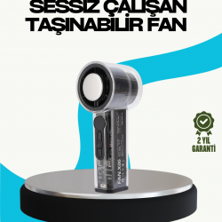 Mey İthalat® Sessiz Çalışan Taşınabilir Fan | USB Şarjlı ve Kompakt Tasarım
