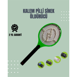 Mey İthalat® Sessiz ve Etkili Böcek Öldürücü – Üç Katmanlı Koruyucu Izgaralı Elektronik Sineklik
