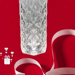 Mey İthalat® Sevgililer Günü İçin Hediye Kristal Lamba Sevgiliye Hediye USB Şarjlı Gece Lambası