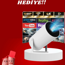 Mey İthalat® Sevgiliye Özel Hediye Ayaklı Sinema Projektörü Projeksiyon