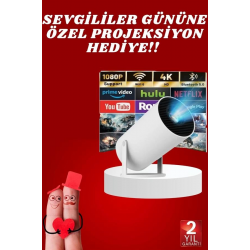 Mey İthalat® Sevgiliye Özel Hediye Ayaklı Sinema Projektörü Projeksiyon