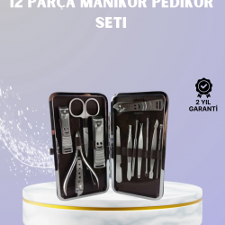 Mey İthalat® Seyahat İçin Taşınabilir Deri Çantalı Bakım Seti