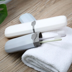 Mey İthalat® Seyahat Tipi Diş Fırçası ve Makyaj Fırça Kabı 2 Renk