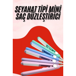 Mey İthalat® Seyahat Tipi Taşınabilir Saç Düzleştirici Saç Şekillendirici Yüksek Isı Ayarlı