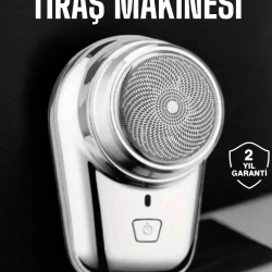 Mey İthalat® Seyahat Tipi Tıraş Makinesi Taşınabilir Kablosuz Mini Paslanmaz Çelik