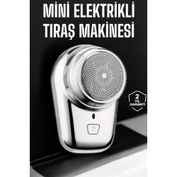 Mey İthalat® Seyahat Tipi Tıraş Makinesi Taşınabilir Kablosuz Mini Paslanmaz Çelik