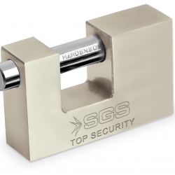 Mey İthalat® SGS 1365 Cam Kapı Kilidi Kayar Milli Saten Kaplama 70 mm