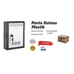 Mey İthalat® SGS 332 Plastik Posta Kutusu 2 Anahtarlı