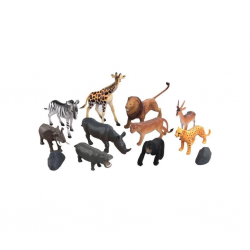 Mey İthalat® SH-5901 Kutulu 12 Parça Vahşi Hayvan Seti
