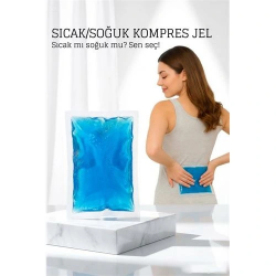Mey İthalat® Sıcak Soğuk Kompres Jel Cold Pack Hot Pack Şişlik Önleyici, Kas Rahatlatıcı