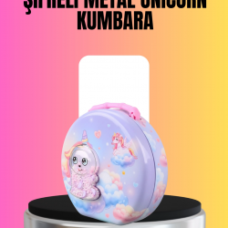 Mey İthalat® Şifreli Mini Çocuk Kasası Metal Gövde Güvenli Saklama