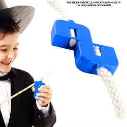 Mey İthalat® Sihirli İp Kutusu - İp Kesme ve Birleştirme İllüzyon Gösterisi