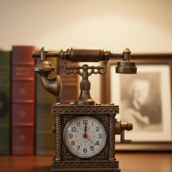 Mey İthalat® Şık Görünümlü Masaüstü Çalar Saat Günlük Kullanıma Uygun