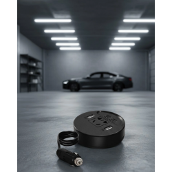 Mey İthalat® Şık Tasarımlı Araç İçi Power Converter Dayanıklı ve Güçlü