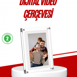 Mey İthalat® Şık ve Dekoratif 7 İnç Dijital Fotoğraf Çerçevesi – Anılarınızı Sergileyin