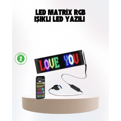 Mey İthalat® Şık ve Fonksiyonel RGB LED Panel Canlı Renk Yansımalı Işık Sistemi