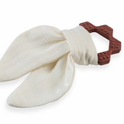 Mey İthalat® Silikon Diş Kaşıyıcılı Müslin Önlük 736 Ekru