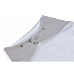 Mey İthalat® Silikon Diş Kaşıyıcılı Müslin Önlük 736 Gri