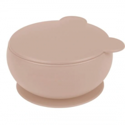 Mey İthalat®   Silikon Kapaklı Kase Bubble Beige