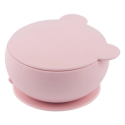 Mey İthalat®   Silikon Kapaklı Kase Pinky Pink