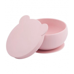 Mey İthalat®   Silikon Kapaklı Kase Pinky Pink