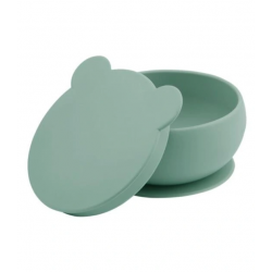 Mey İthalat®   Silikon Kapaklı Kase River Green