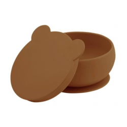 Mey İthalat®   Silikon Kapaklı Kase Woody Brown