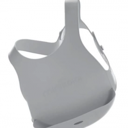 Mey İthalat®   Silikon Mama Önlüğü Powder Grey