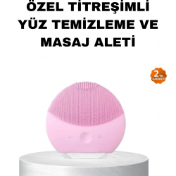 Mey İthalat® Silikon Yüz Temizleme ve Masaj Aleti – Su Geçirmez, Taşınabilir ve Cilt Dostu