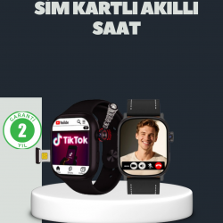 Mey İthalat® SIM Kartlı GPS Destekli Akıllı Saat Sesli Görüşmeli