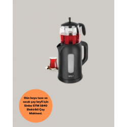 Mey İthalat® Sinbo STM 5840 Elektrikli Çay Makinesi 1800 Watt 1,7 Litre