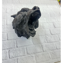 Mey İthalat® Siyah Ayı Duvar Süsü Dekoratif Asılabilir Heykel Ev Ofis Aksesuarı