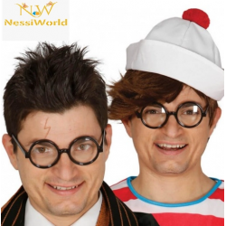 Mey İthalat® Siyah Çerçeveli Numarasız Camlı Öğrenci Şaka Gözlüğü 1 Adet