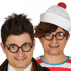 Mey İthalat® Siyah Çerçeveli Numarasız Camlı Öğrenci Şaka Gözlüğü 1 Adet