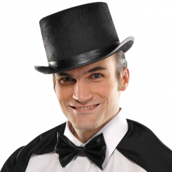 Mey İthalat® Siyah Keçe Sihirbaz Fötr Şapka 12 cm