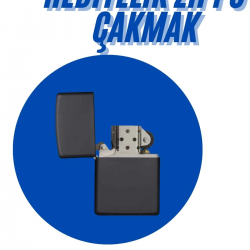 Mey İthalat® Siyah Kutulu Metal Çakmak Benzinli Hediyelik Eşya