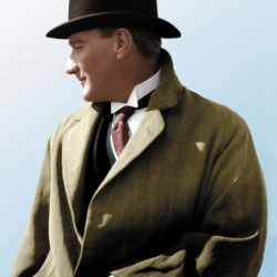 Mey İthalat® Siyah Renk Atatürk Şapkası