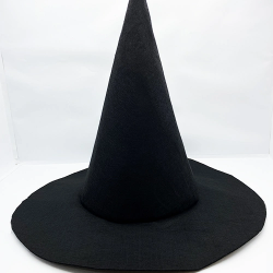 Mey İthalat® Siyah Renk Keçe Cadı Şapkası 35x38 cm