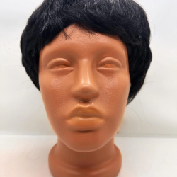 Mey İthalat® Siyah Renk Kısa Kesim İçi Astarlı Erkek Peruğu